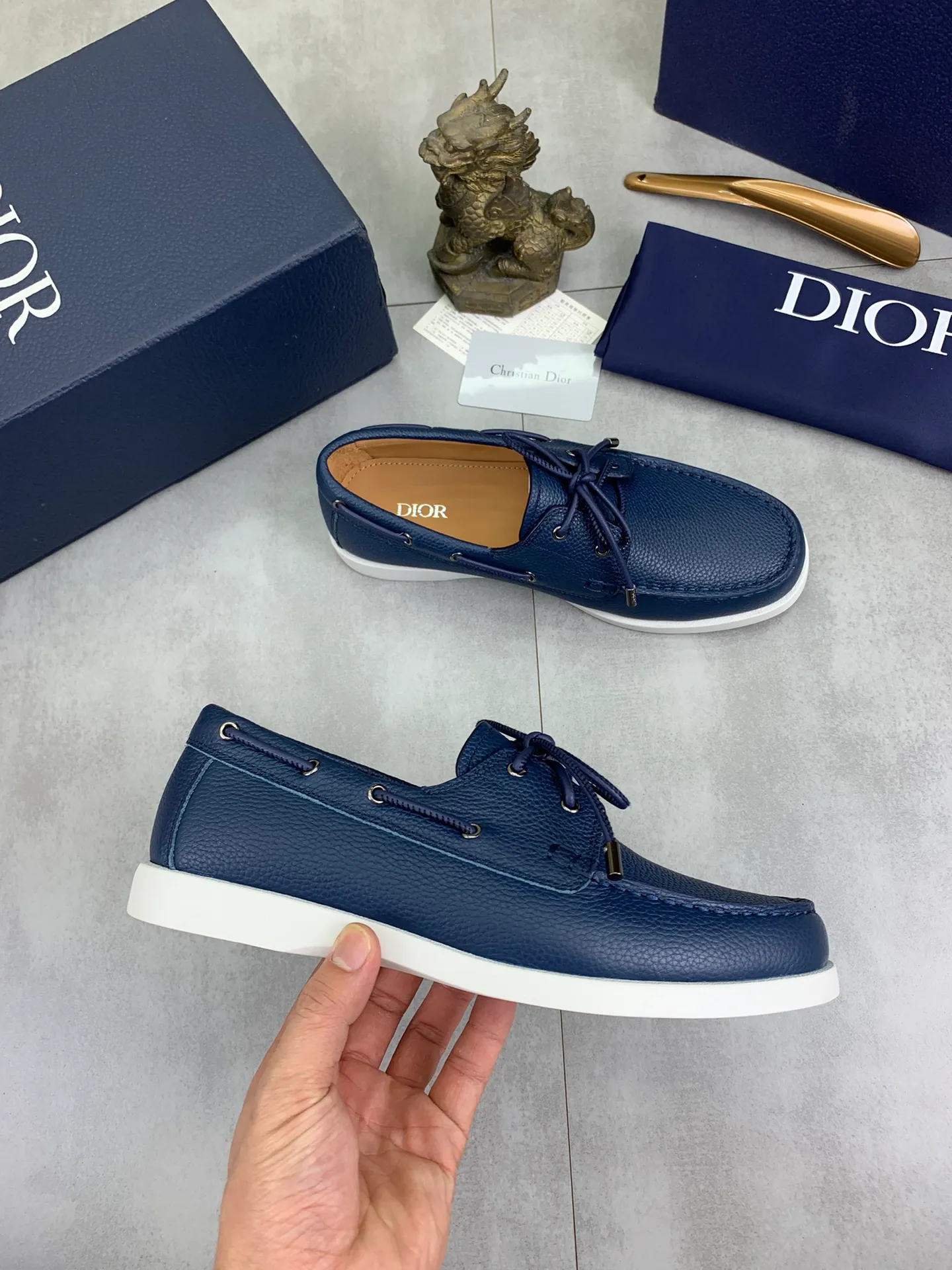 Men's shoes 💰P542 New 💰Higher version 💎💎💎Dior original 1:1 replica! Top Italian purchasing agent! Men's business casual leather shoes, original imported calfskin upper, ultimate texture, gentleman style, imported water-dyed cowhide inside, top-quality original Italian rubber outsole, first-class workmanship, top quality! Size: 39-44 (38 45 customized) 4️⃣ colors available